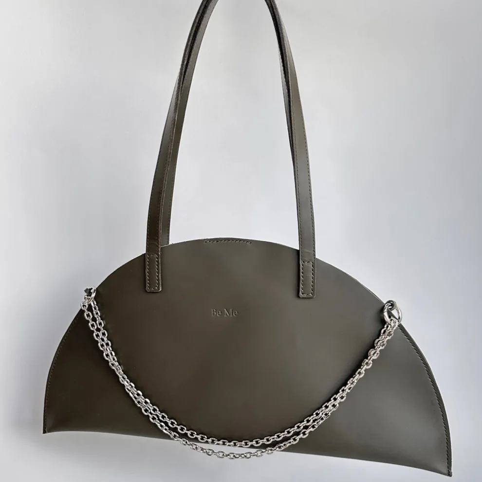 Be Me Customize Sunset Leather Bag Khaki hipicon