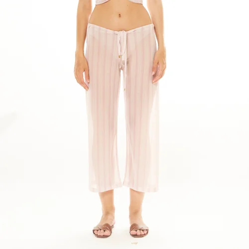 Diza Gabo - In Lavender Semi Transparent Tie On Waist Pants