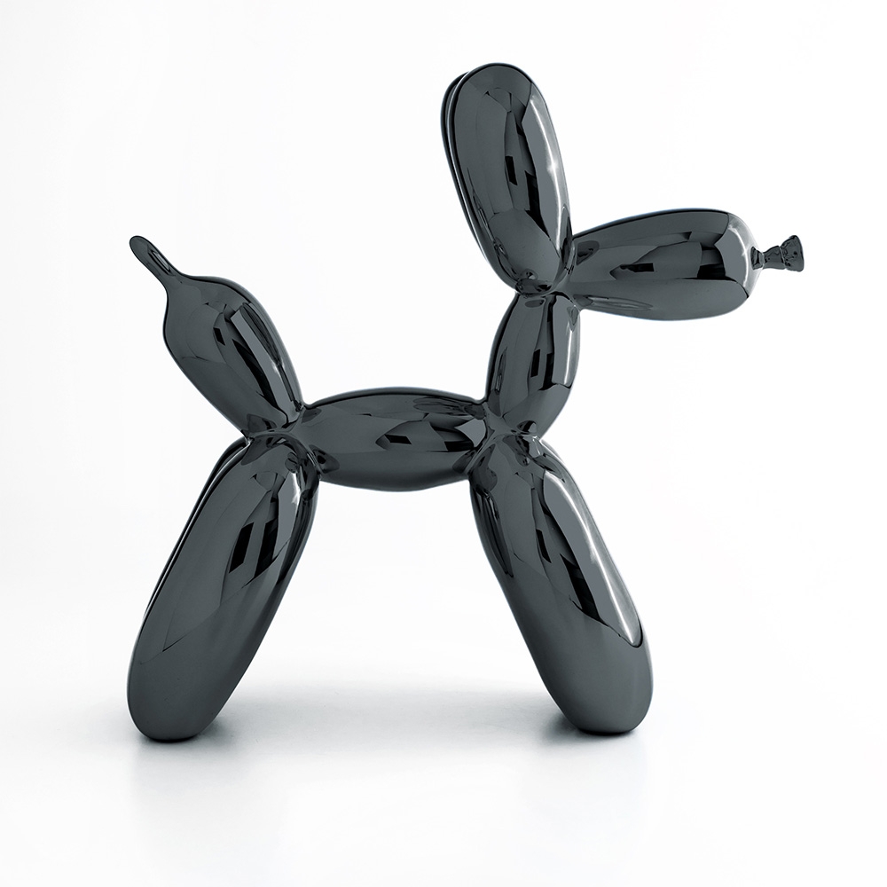 Editions Studio Art - Black, Large Jeff Koons - Balloon Dog