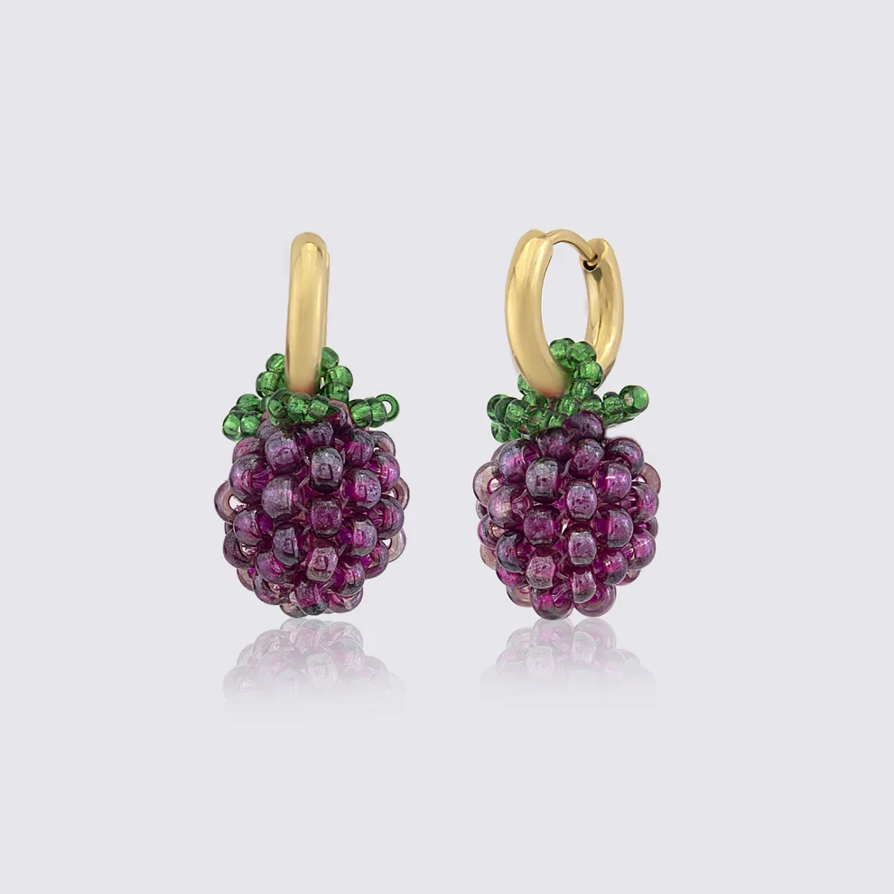 Ava Villain - Blueberry Earrings