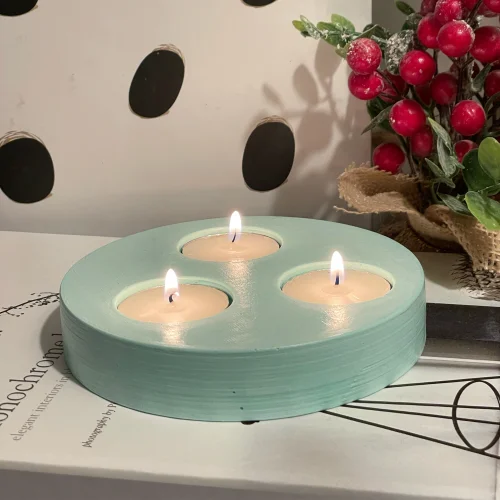 Candu Things - Trio Tealight Candle Holder