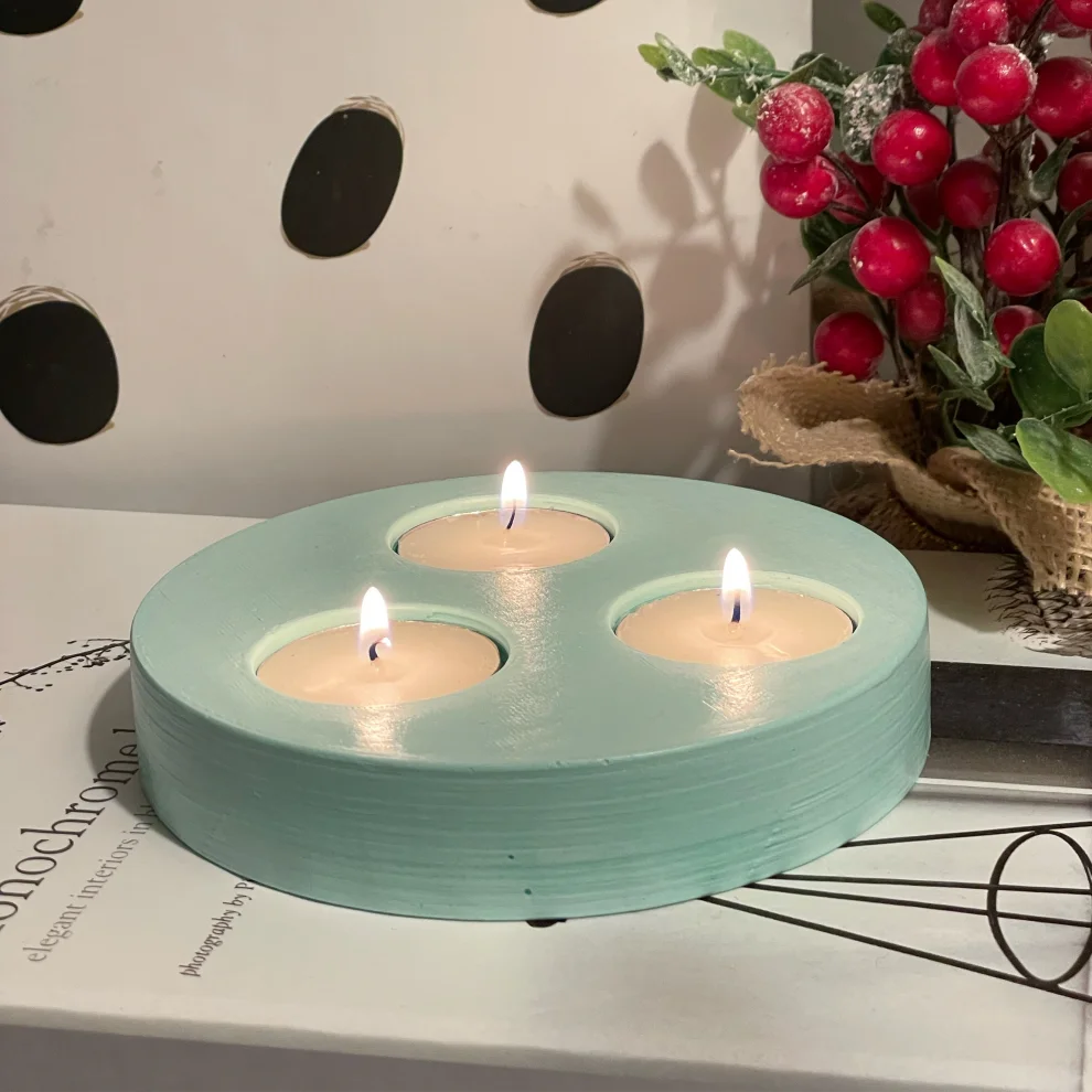 Candu Things - Trio Tealight Candle Holder