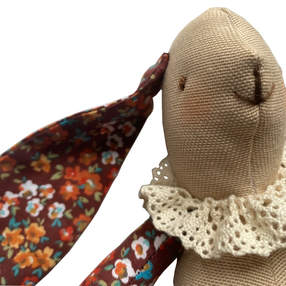 Morbido Toys - Çiçekli Tavşan Oyuncak