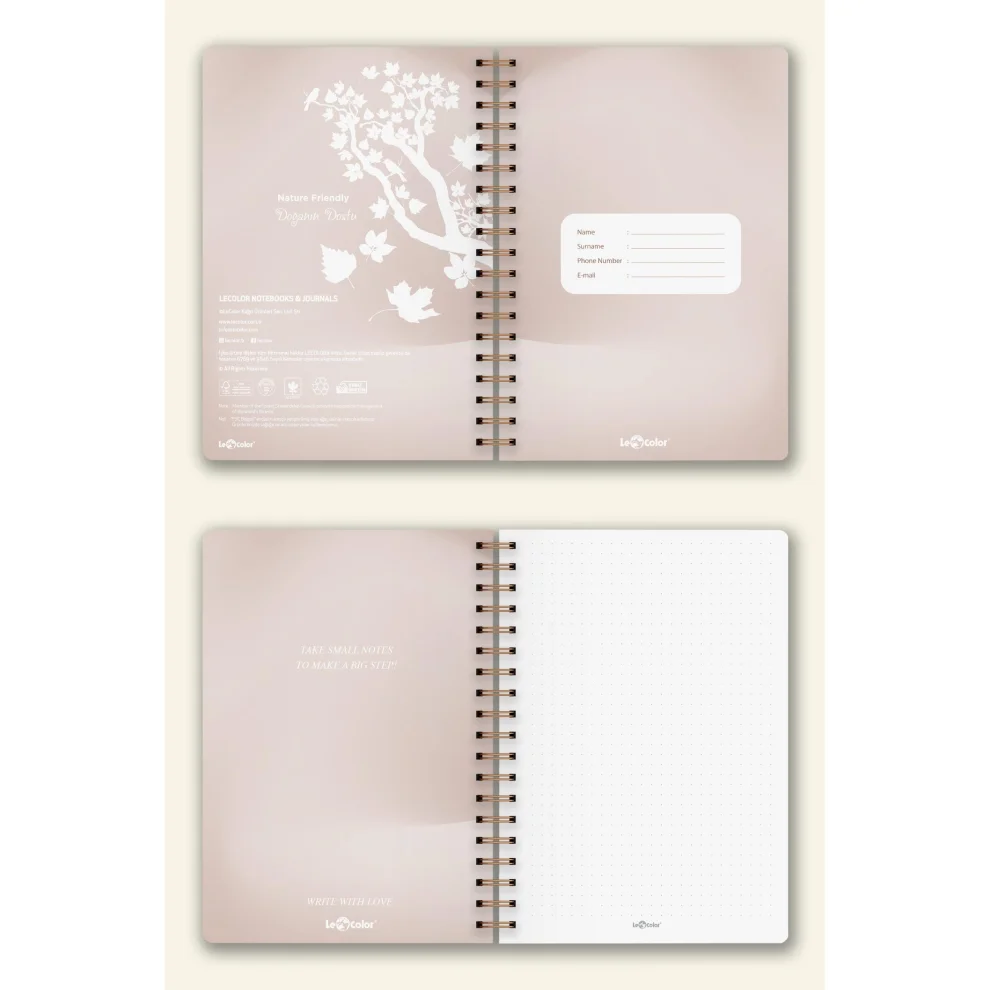 Lecolor - Dotted Bullet Journal Pro Notebook Aura A5