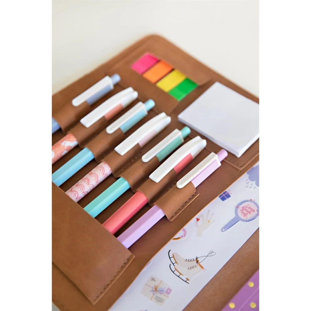 Lecolor - Organizer Defter - 8.1 Inç İpad Çanta