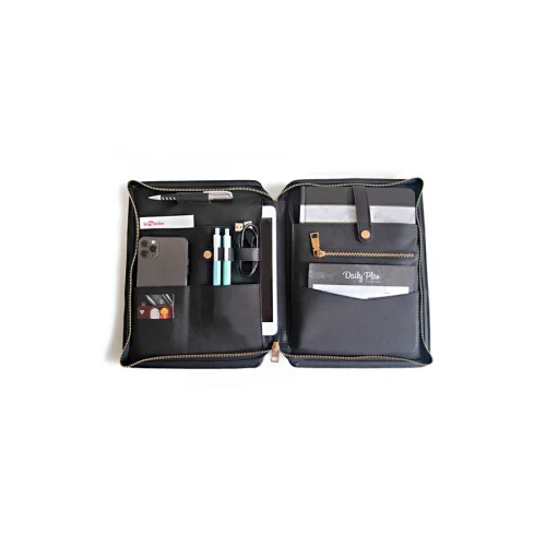 Lecolor - Organizer Notebook And 8.3 Inch Ipad Mini Bag