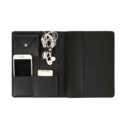 Lecolor - Vegan Organizer Case - Mini Tablet Case Claret
