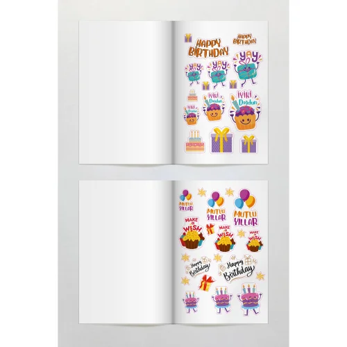 Lecolor - Sticker Book Celebration Special Day Label Series