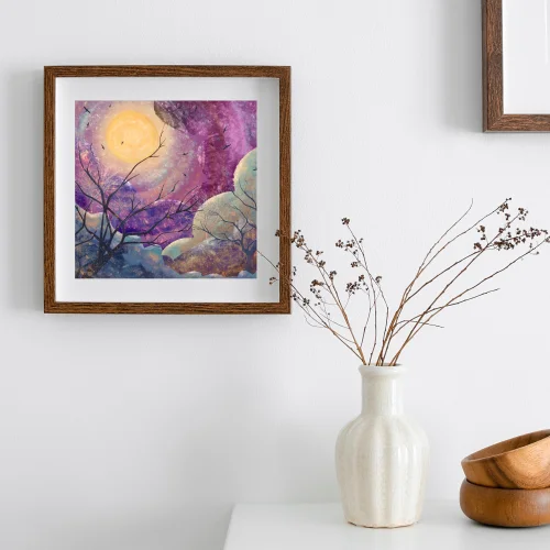 Studio Ovata - Purple Sunset Print