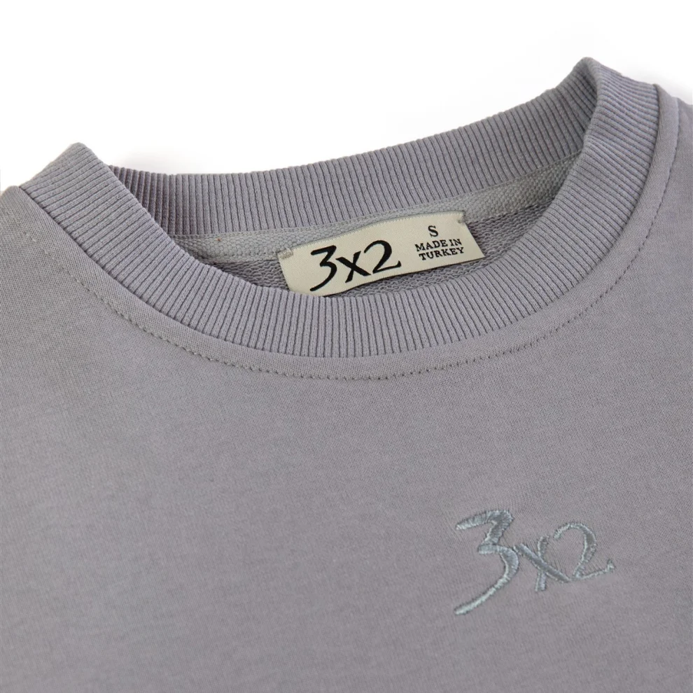 3x2 - Nakış Detaylı Sweatshirt