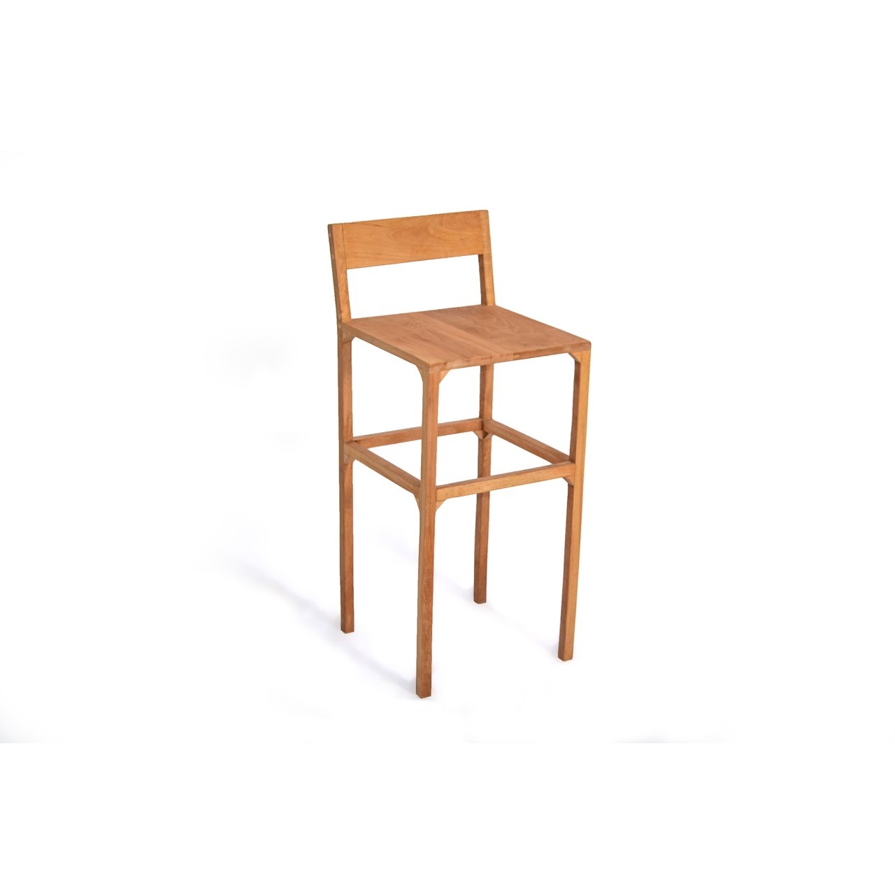 Hunge Wooden Bar Chair