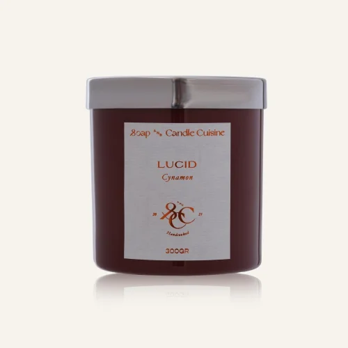 Soap and Candle Cuisine - Cynamon Scented Cinnamon Glass Candle