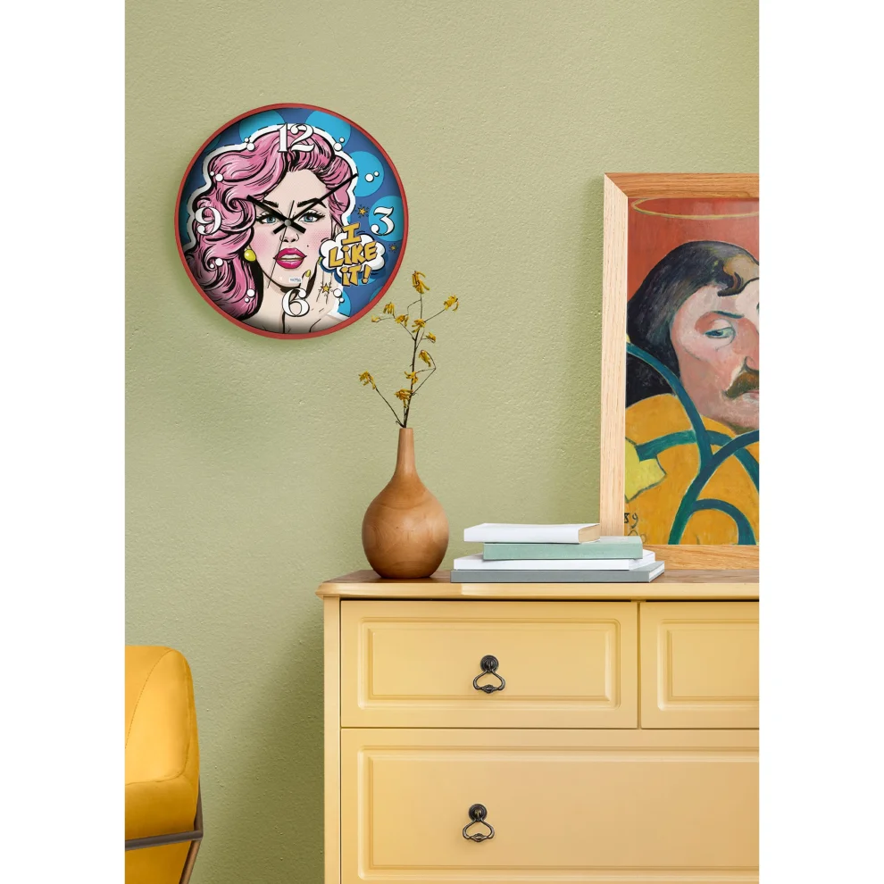 The Mia - Popart Wall Clock