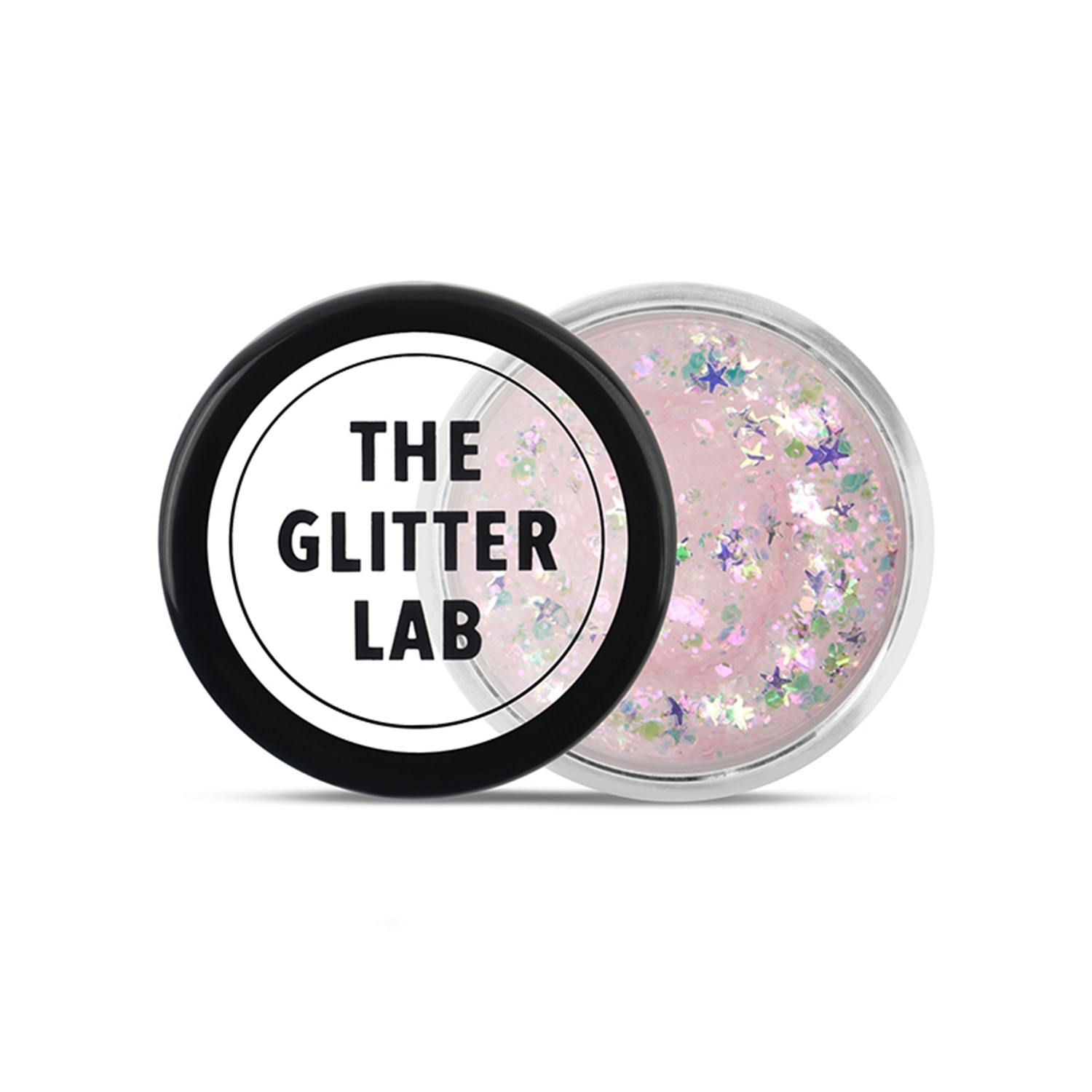 White Stars Gel Glitter 10gr E