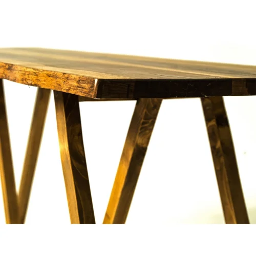 Baraka Concept - Triangle Foot Table With Saiza Oak Tree Connected