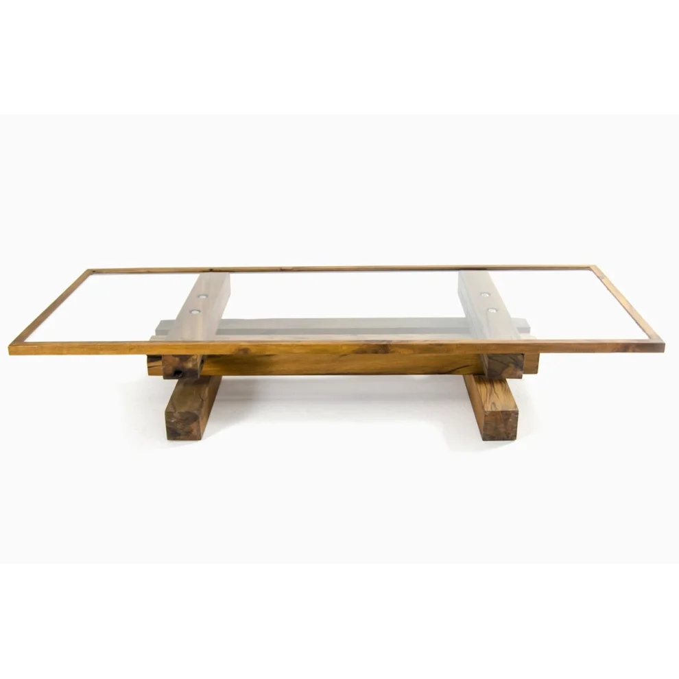 Baraka Concept - Yaba Glass Travers Middle Coffee Table