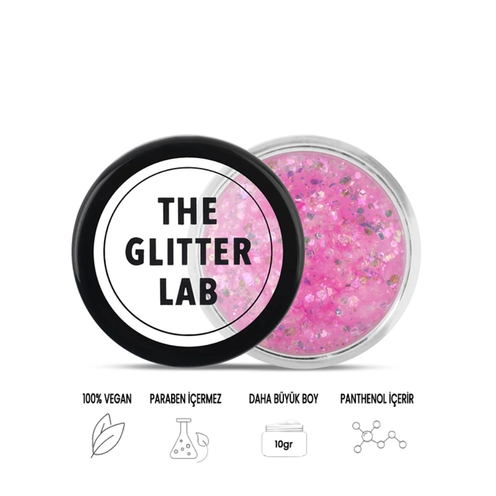 The Glitter Lab - Flamingo Pink Glitter 10gr E