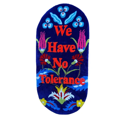 Tuft Art - We Have No Tolerance Rug