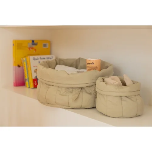 Lorena Canals	 - Set Of Two Quilted Baskets - Bambie