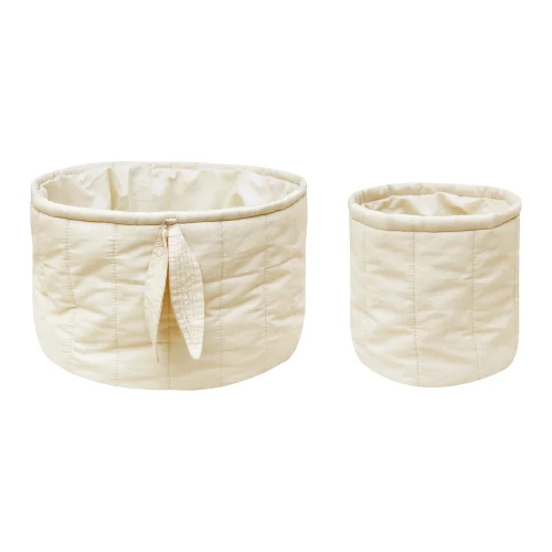 Lorena Canals	 - Set Of Two Quilted Baskets - Bambie