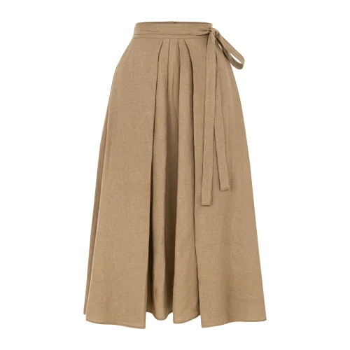 Dor Raw Luxury - Grand Gesture Linen Skirt