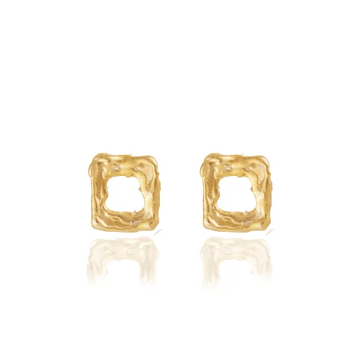 Cansui - Square Sun Earring