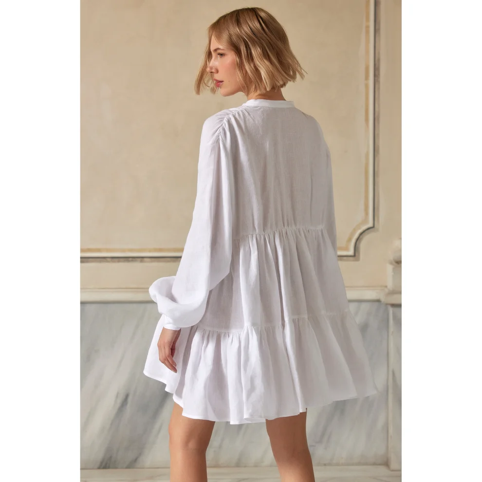 Dor Raw Luxury - In A Different World Linen Dress