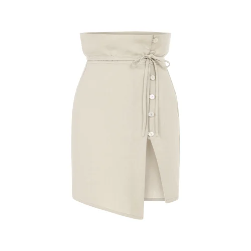 Dor Raw Luxury - Pure Luck Linen Skirt