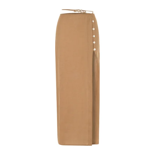 Dor Raw Luxury - Wheel Of Fortune Linen Skirt