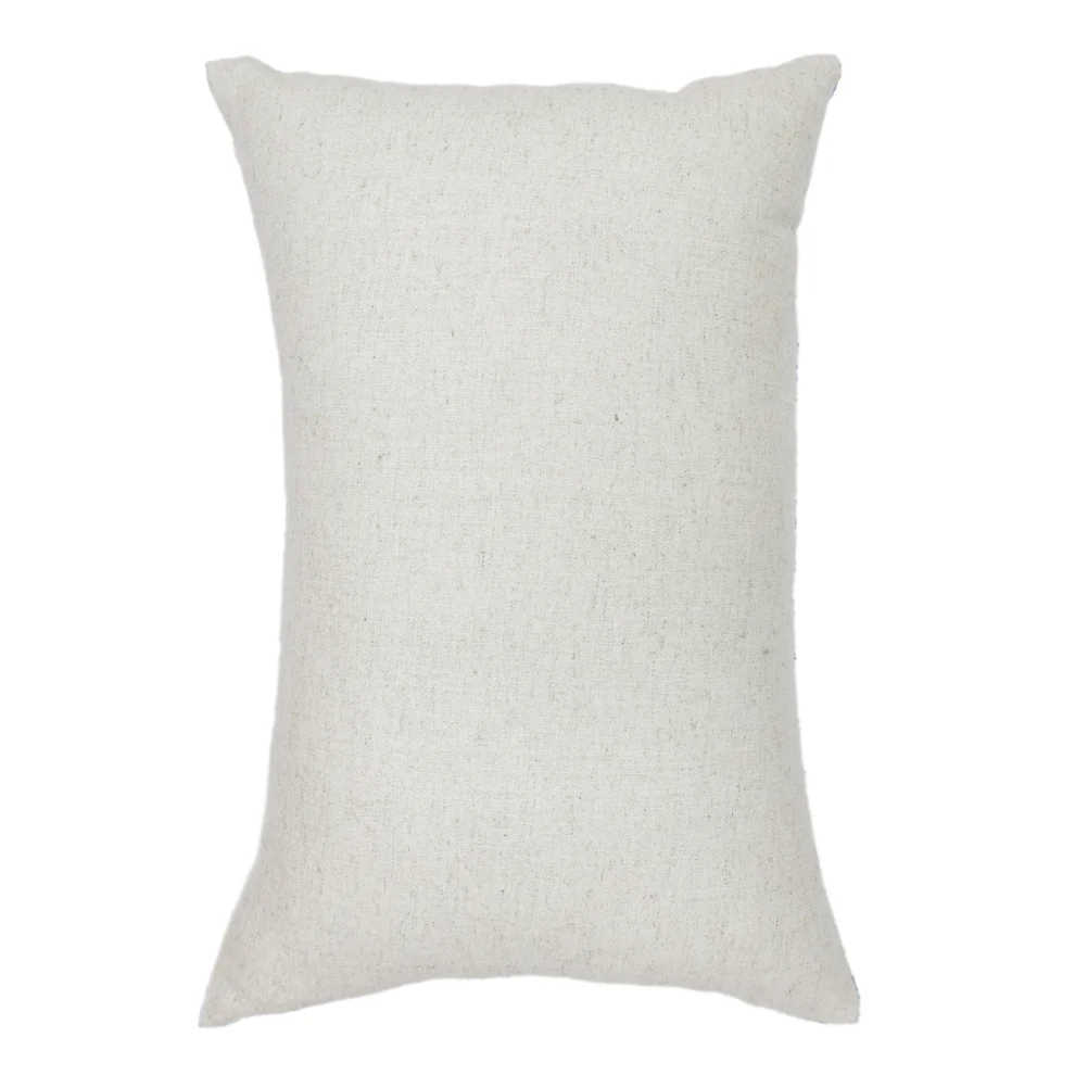 Soho Antiq - Okker Geometric Patterned Ikat Pillow