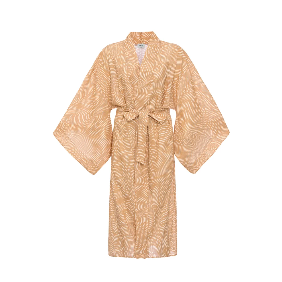 Jade and Mate	 - Sand Beige Kaftan Kimono