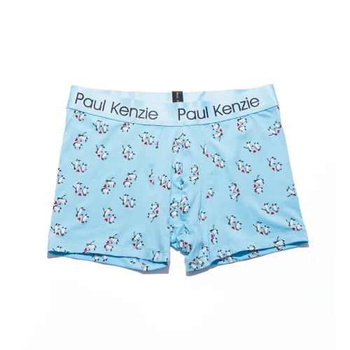 Paul Kenzie - Patterned Men's Boxer - Couple Collection Penguin Love