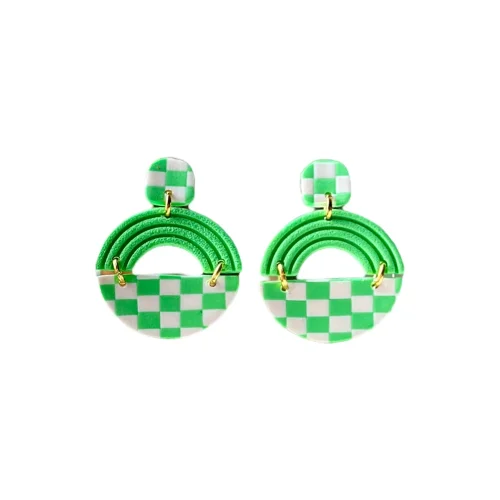 Daisy Lazy Creations - Gingham Earring