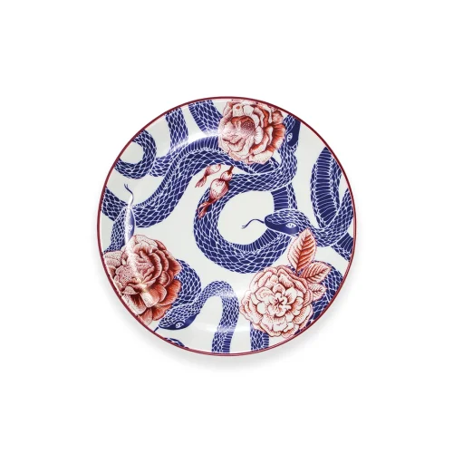 Gorgo Iruka - Rose Of Medusa Porcelain Plate - Ill