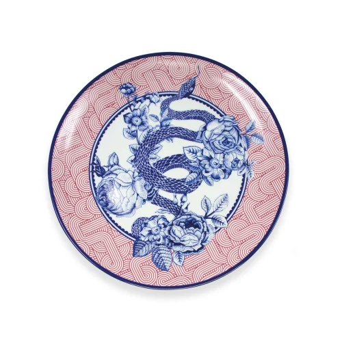 Gorgo Iruka - Rose Of Medusa Porcelain Plate - Il