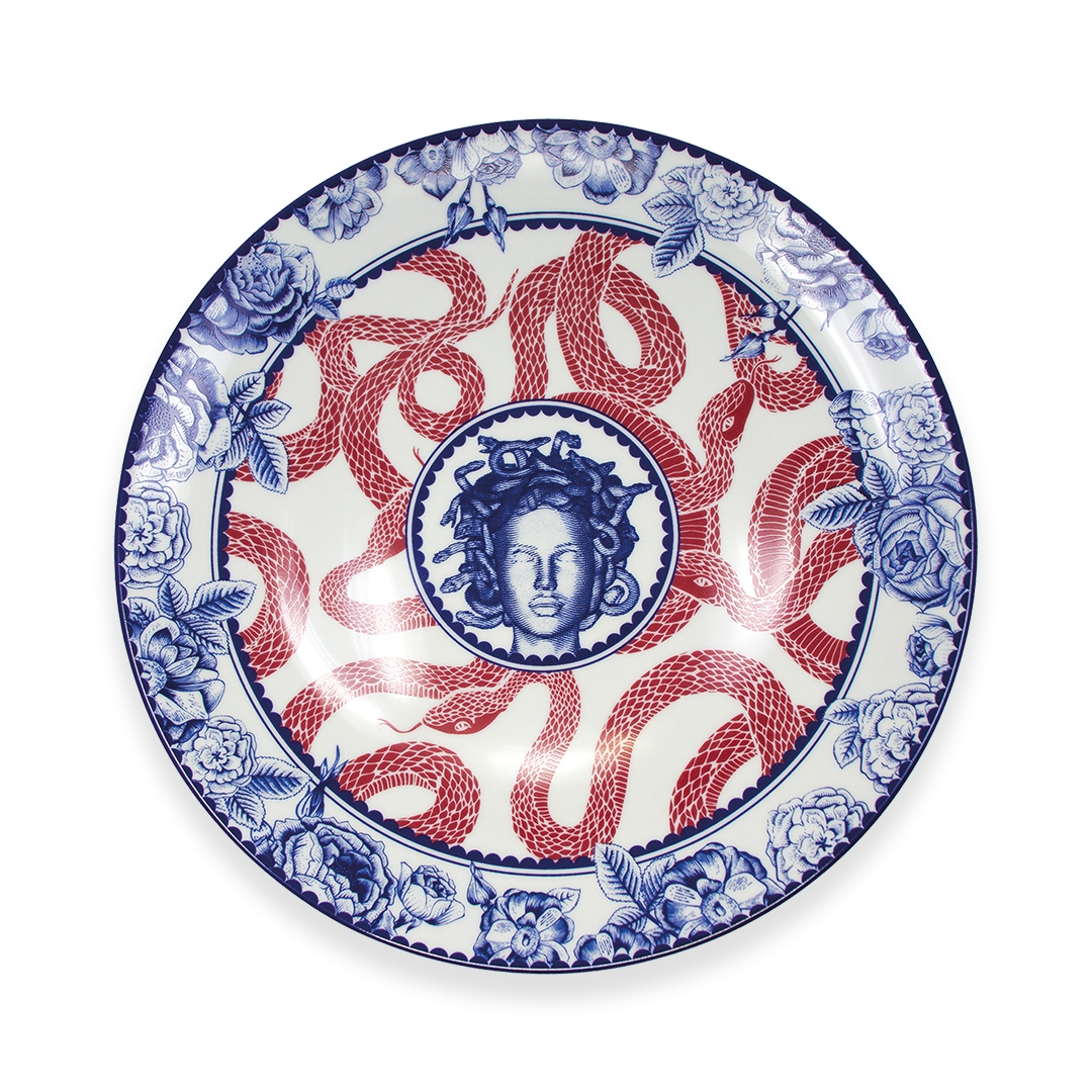 Rose Of Medusa Porcelain Plate