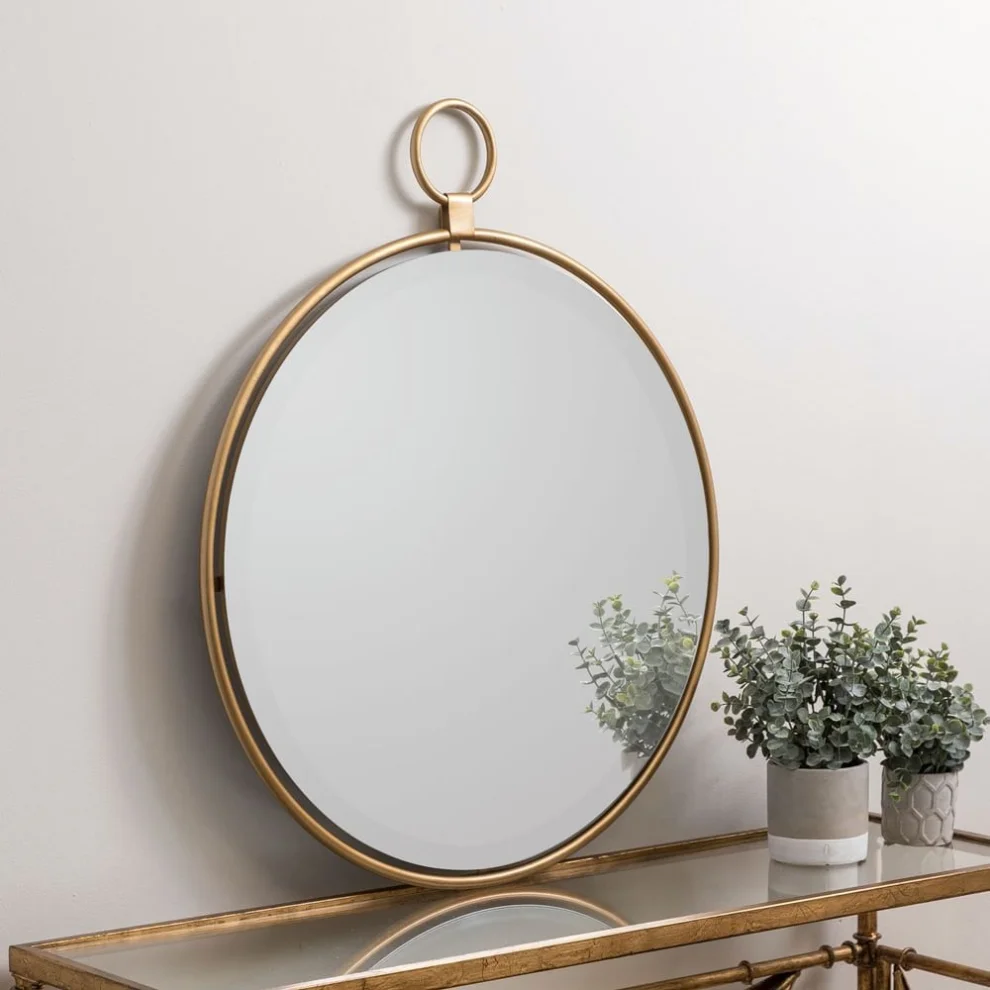 Modabilya - Ringo Gold Wall Mirror