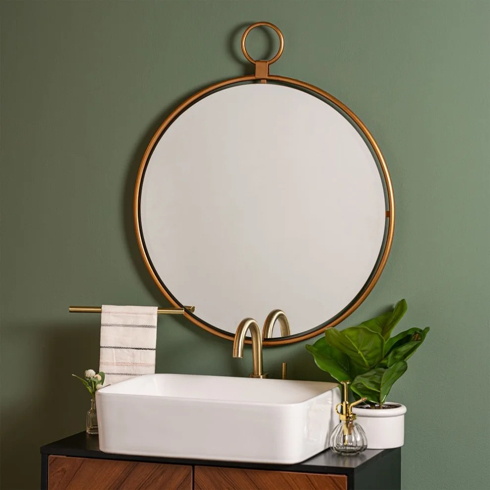 Modabilya - Ringo Gold Wall Mirror