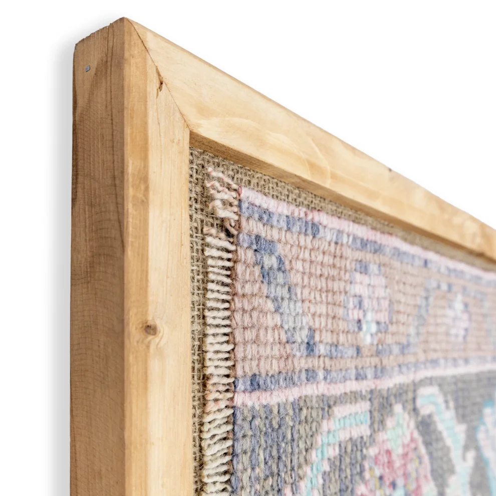 Soho Antiq - Owen Decorative Wall Accessory Made Of Hand-woven Carpet Pieces