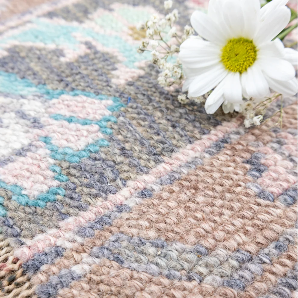 Soho Antiq - Owen Decorative Wall Accessory Made Of Hand-woven Carpet Pieces