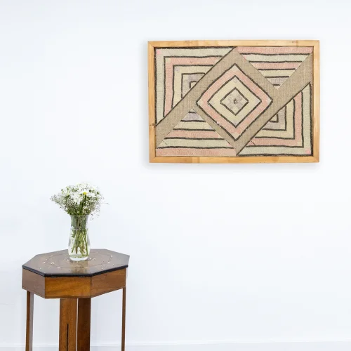 Soho Antiq - Perni Geometric Carpet Motif Wall Frame