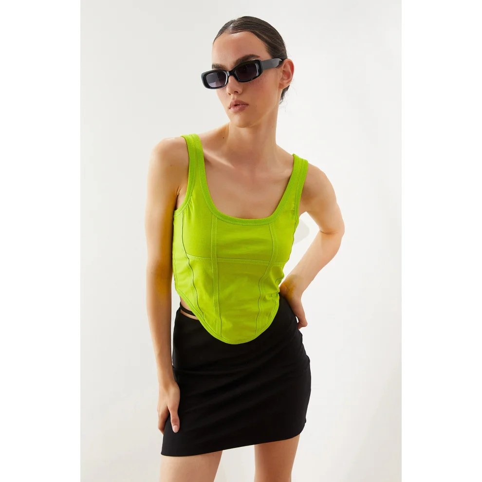 Auric - Ball Blouse With Hanger İnspiration From The Corset