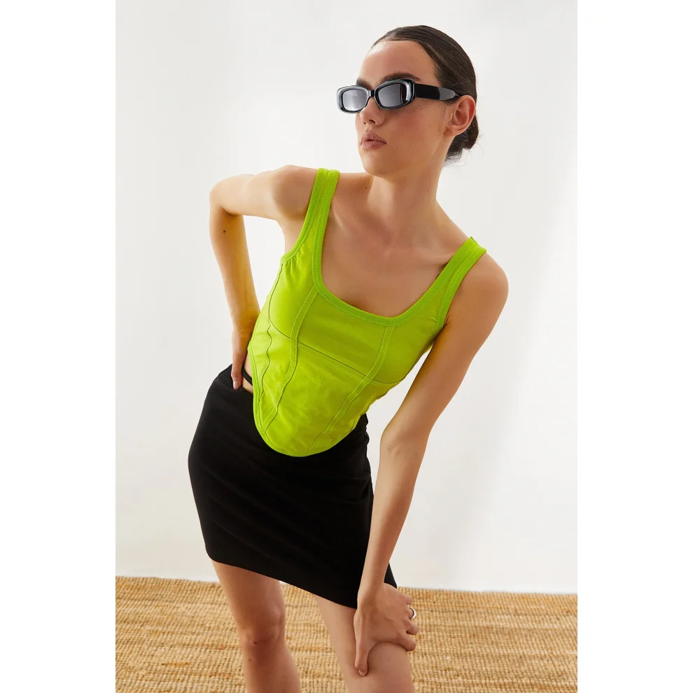 Auric - Ball Blouse With Hanger İnspiration From The Corset