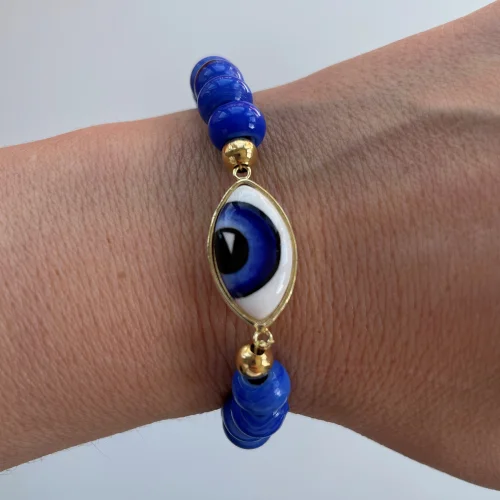 Byebruketenci - Bead With Evil Eye Talisman Wrisband