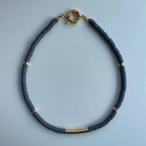 Ayn & By EbruKetenci - Fimo Necklace Gold Detail