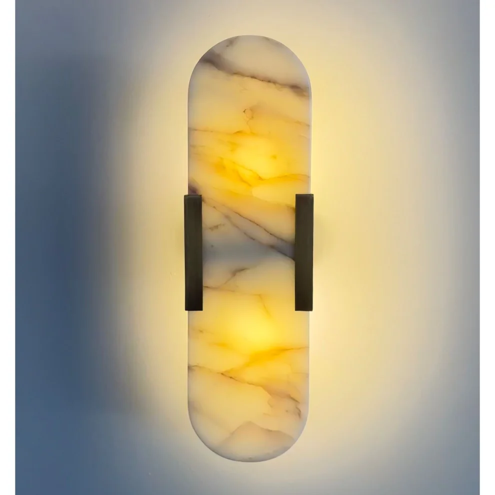 Betham Design - Oval Marble Sconce