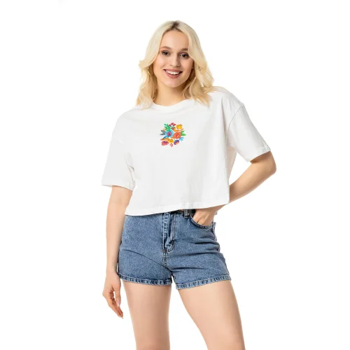 To's - Posy Crop T-shirt