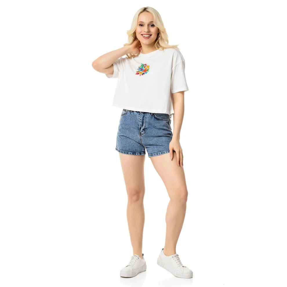 To's - Posy Crop T-shirt