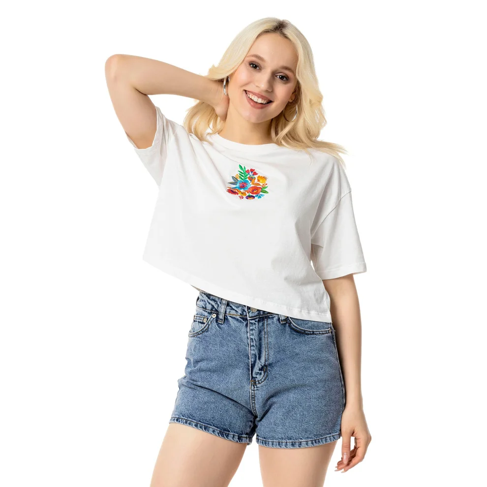 To's - Posy Crop T-shirt