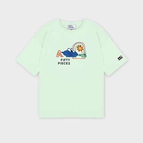 Fifty Pieces - Çocuk Düşük Omuzlu T-shirt